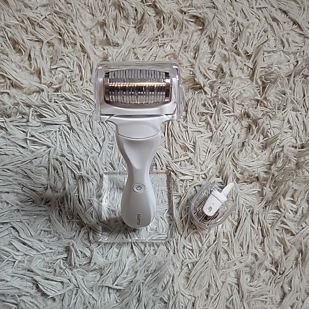 BeautyBio Microneedling Tool with Extra Head New No Box Red Light MSRP $250 ✨️💫